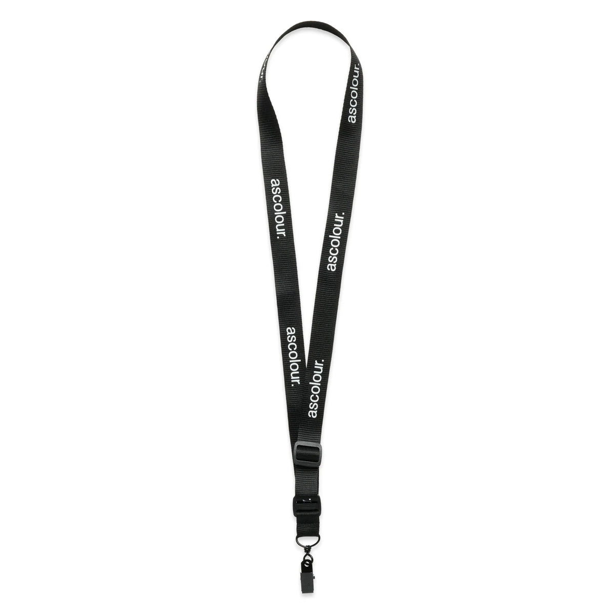 ASC Lanyard 1523 - Black - Front
