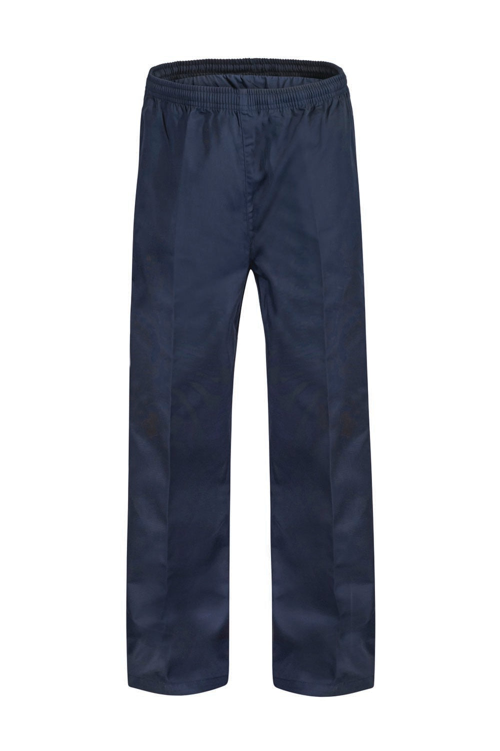 Unisex Food Industry Elastic Drawstring Pant - Dark Navy - Front