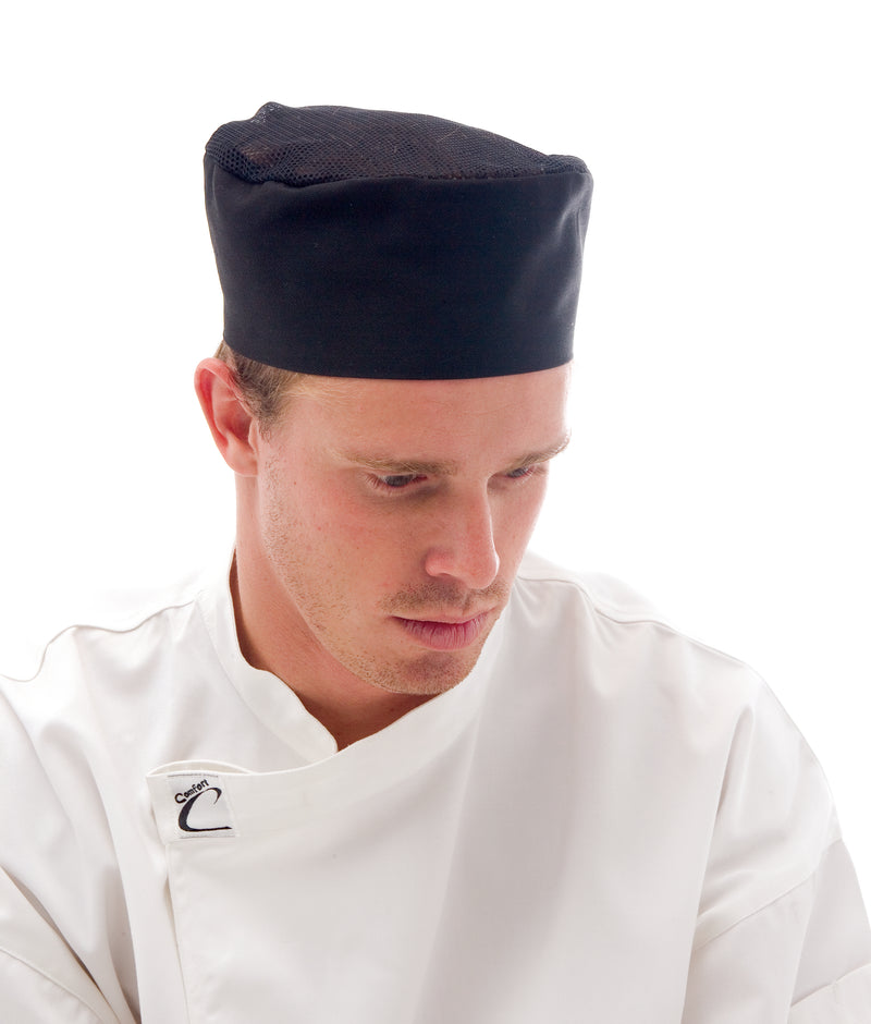 DNC Workwear Cool-Breeze Flat Top Hat With Air Flow Mesh Upper 1604