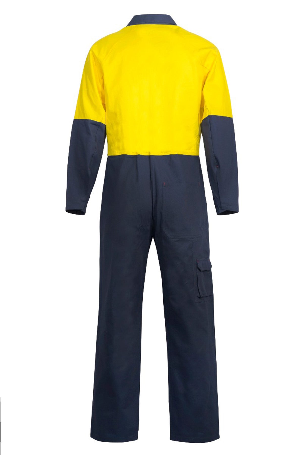 Hi Vis Cotton Drill Coveralls - view