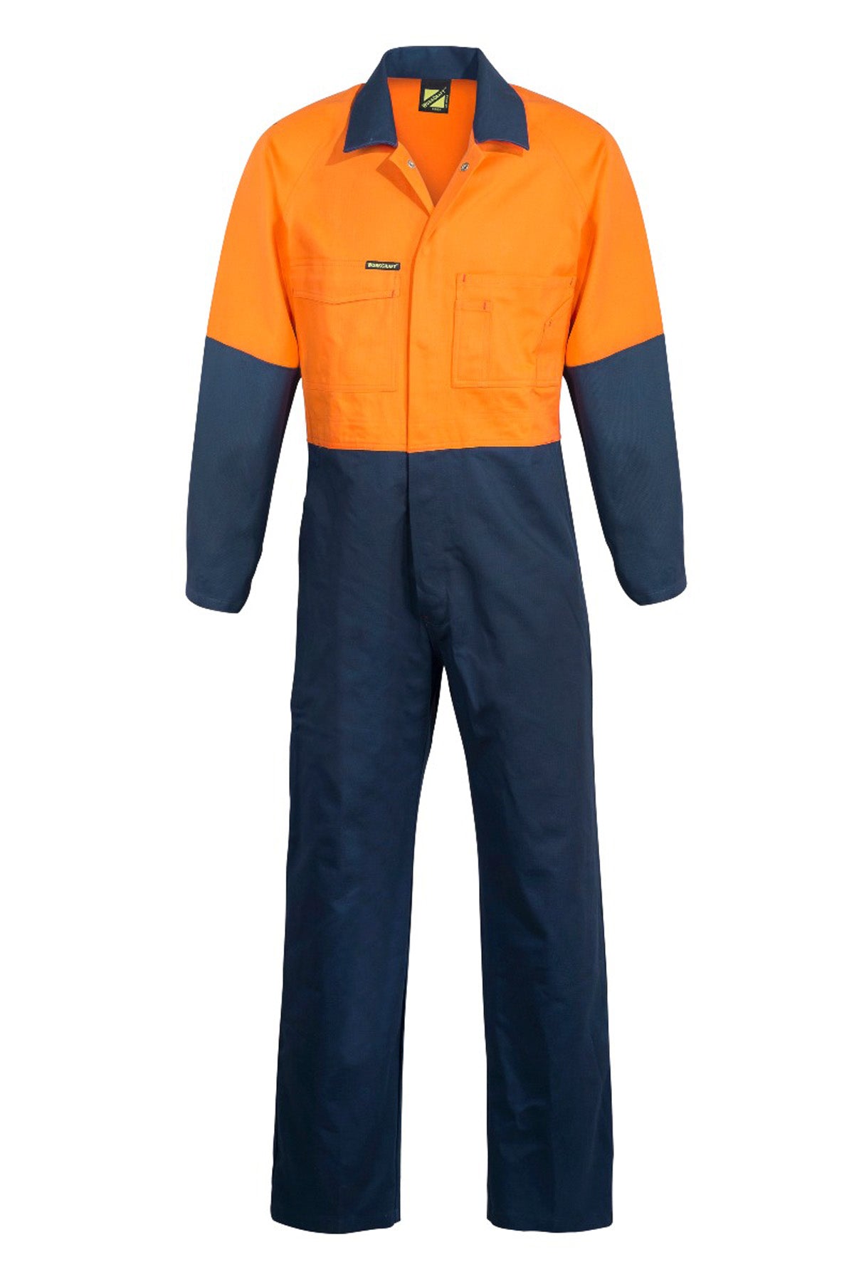 Hi Vis Cotton Drill Coveralls