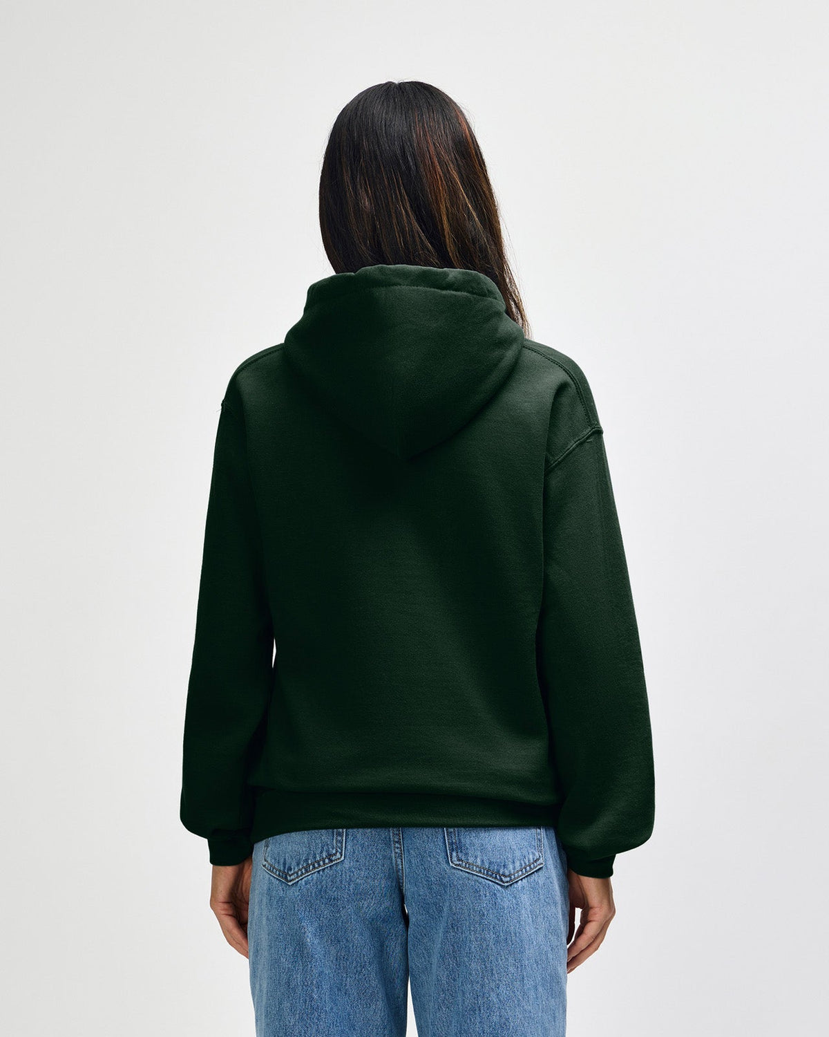 Gildan Heavy Blend 18500 Hoodie - Forest Green - Back