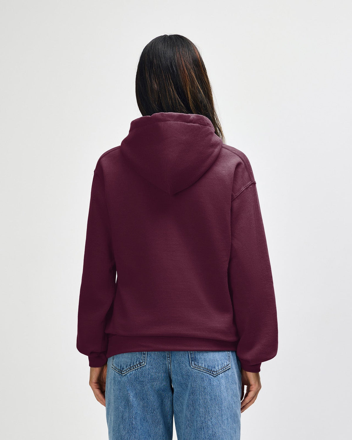 Gildan Heavy Blend 18500 Hoodie - Maroon - Back
