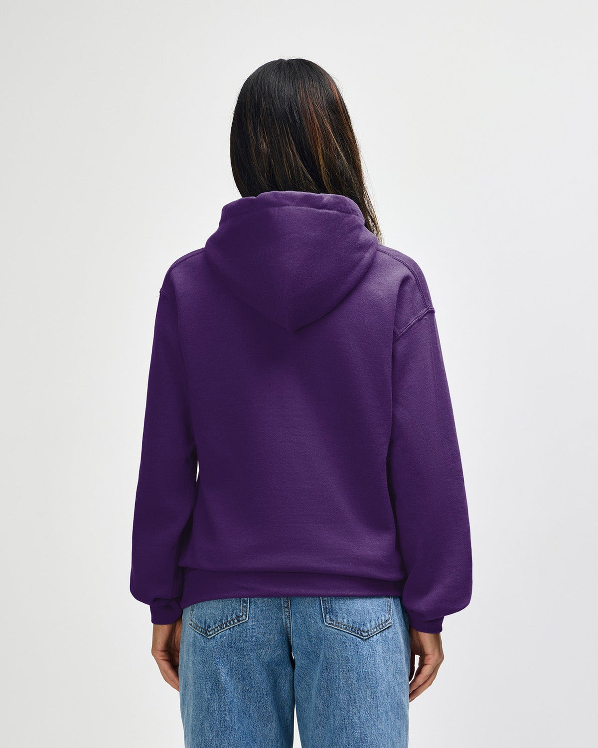 Gildan Heavy Blend 18500 Hoodie - Purple - Back
