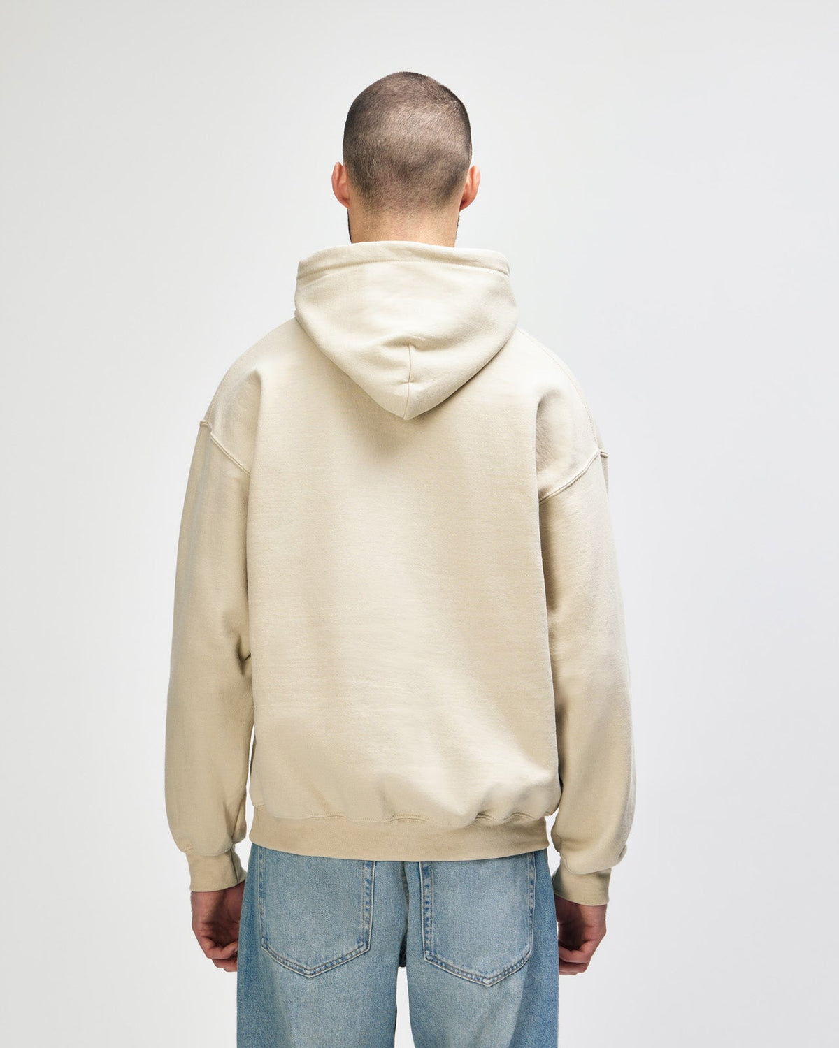 Gildan Heavy Blend 18500 Hoodie - Sand - Back