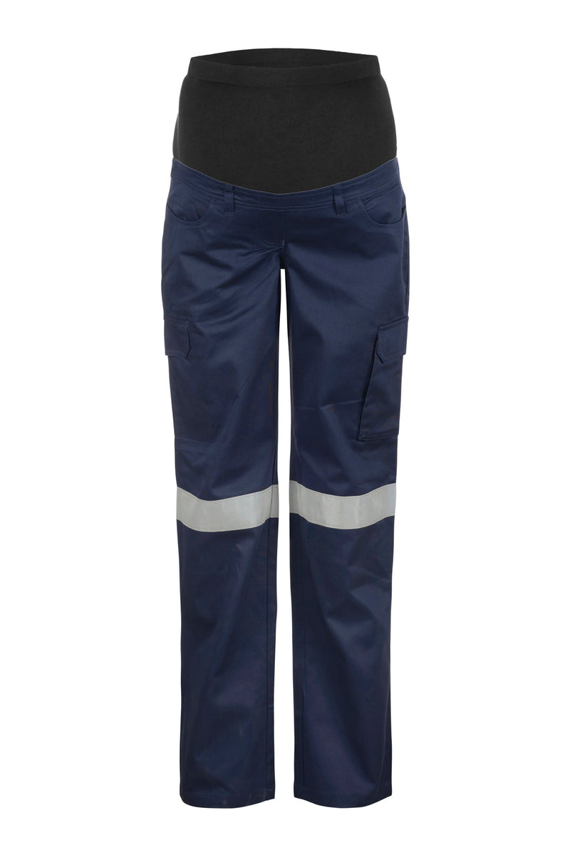 Maternity Cargo Reflective Cotton Drill Trouser