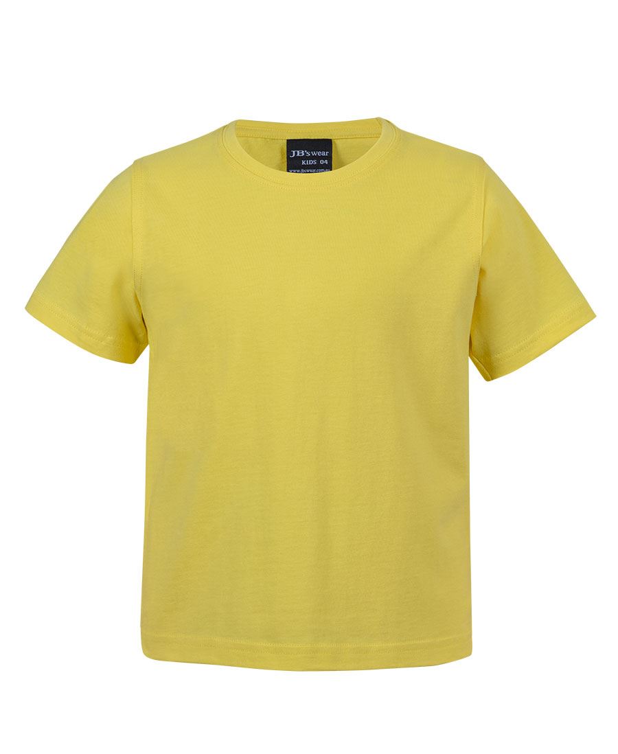 JB's Kids Tee - Yellow - Front
