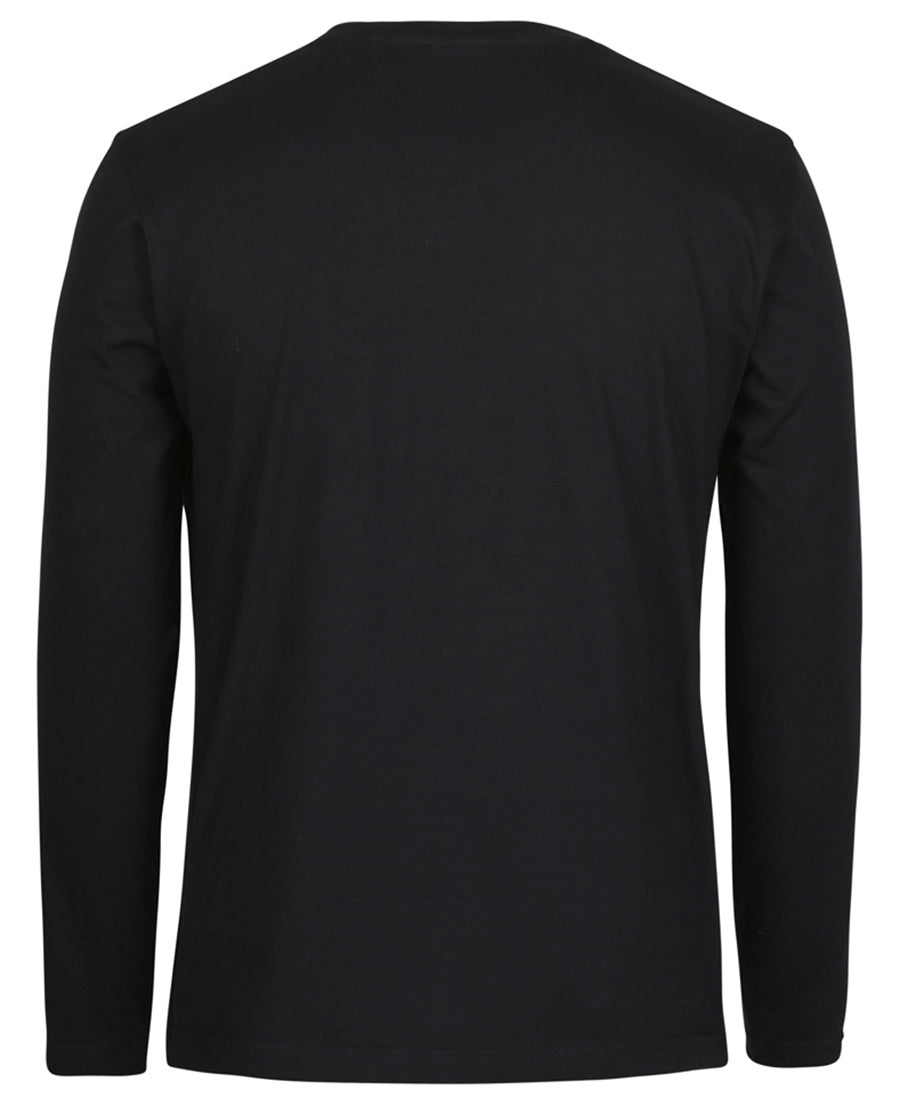 C of C Long Sleeve Non-Cuff Tee - Black - Back