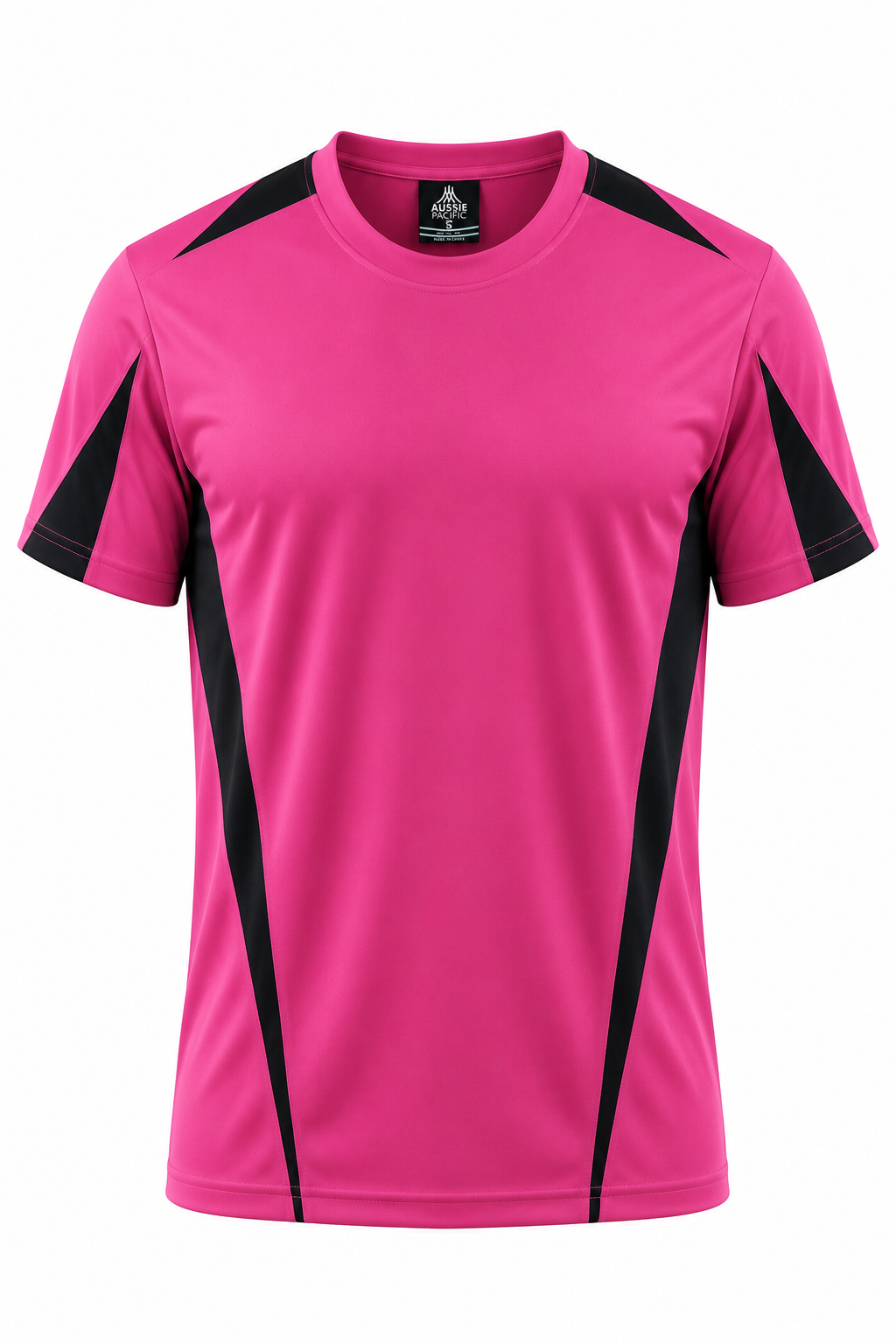 Aussie Pacific Eureka Men's Tee 1204 - Pink/Black