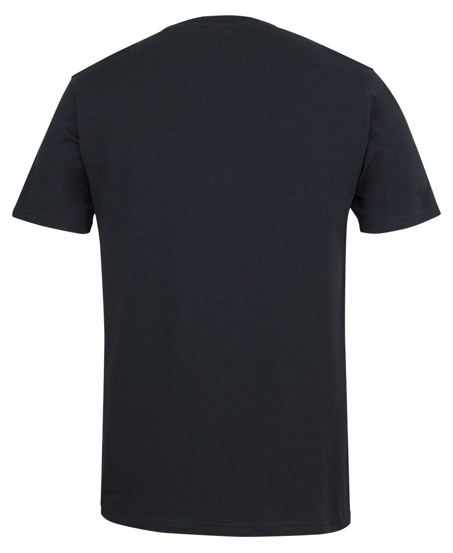 C of C Cotton S/S Stretch Tee - Black - Back