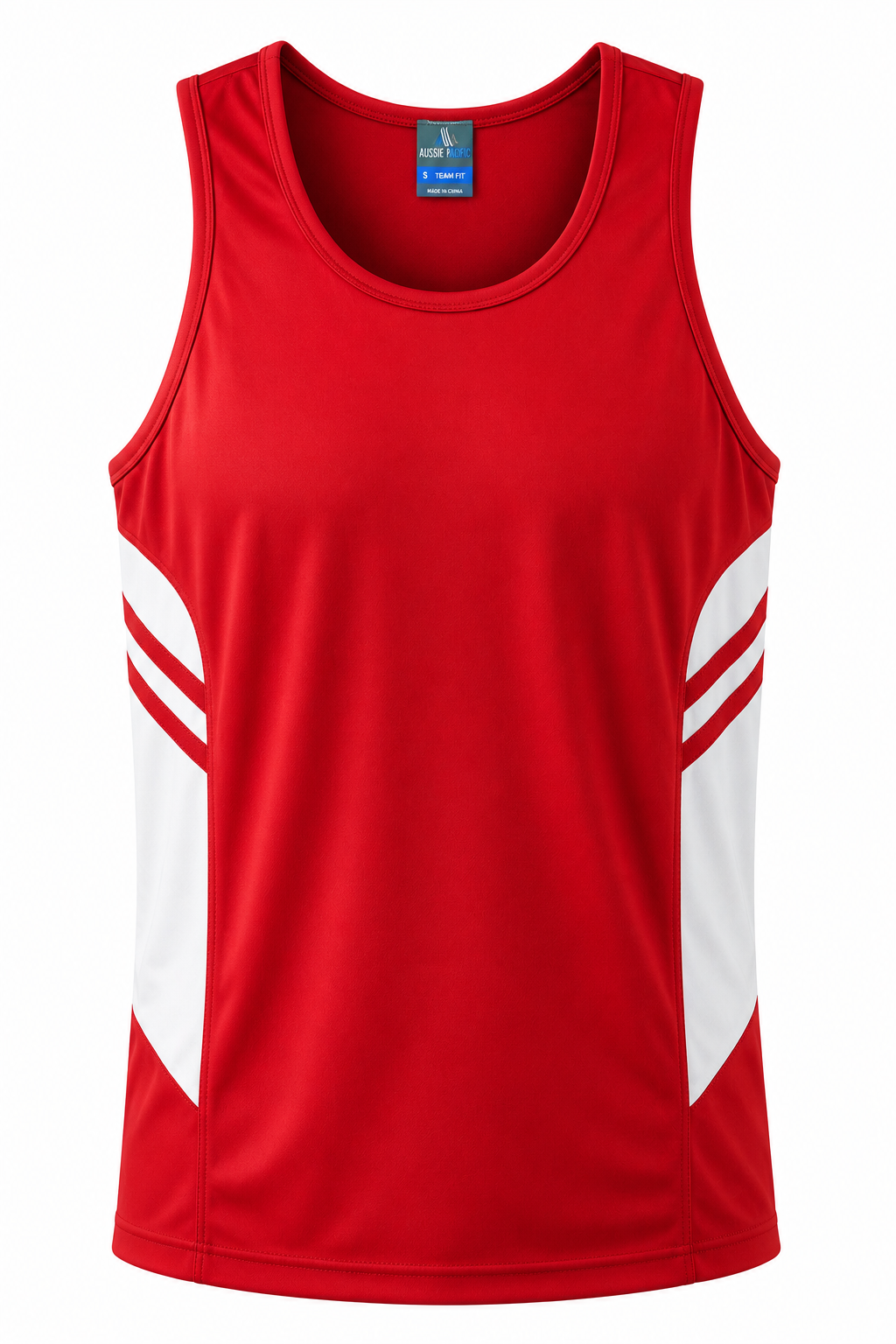 Aussie Pacific Tasman Men's Singlet 1111 - Red/White
