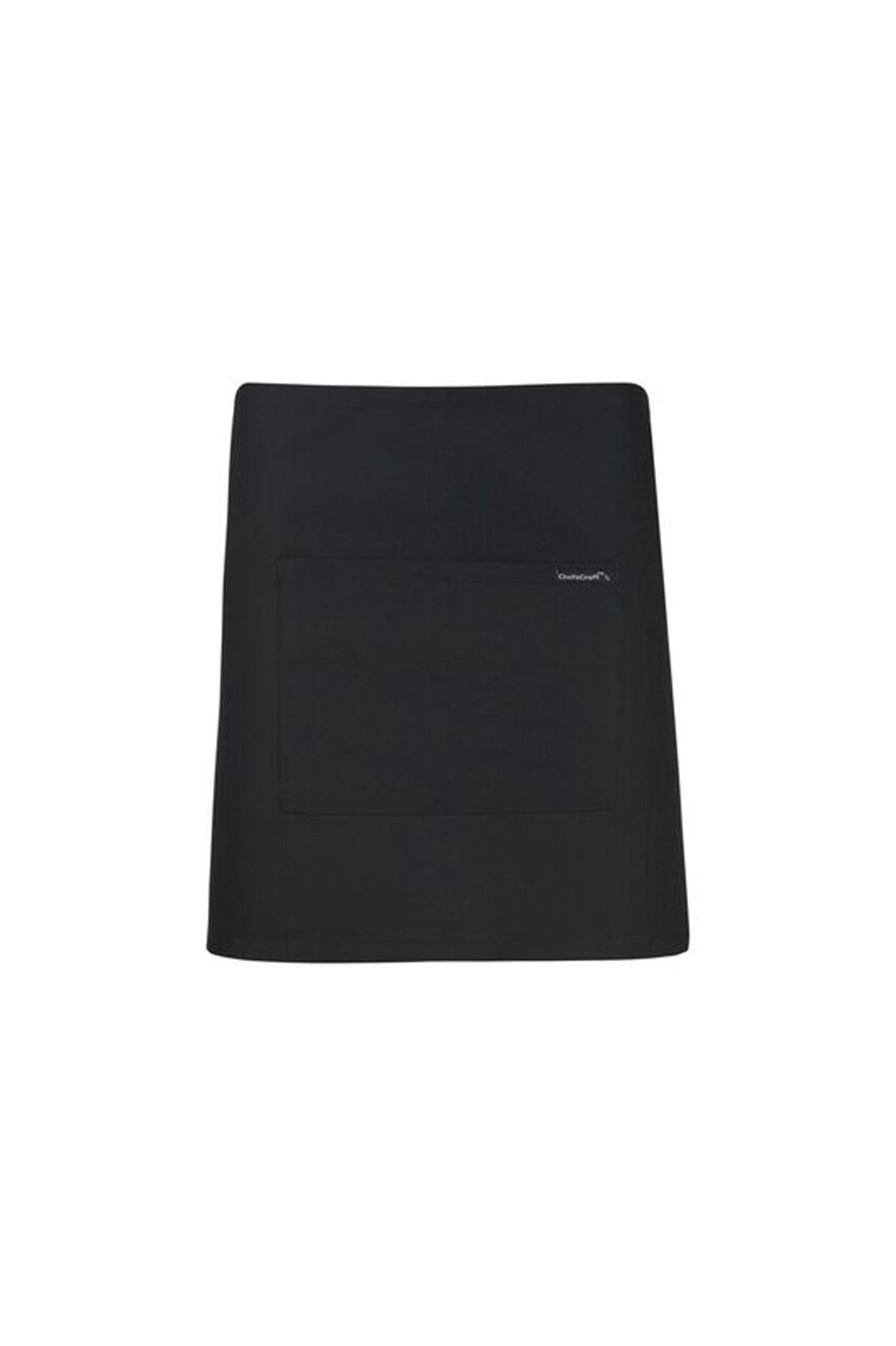 Quarter Apron with Pocket - Black