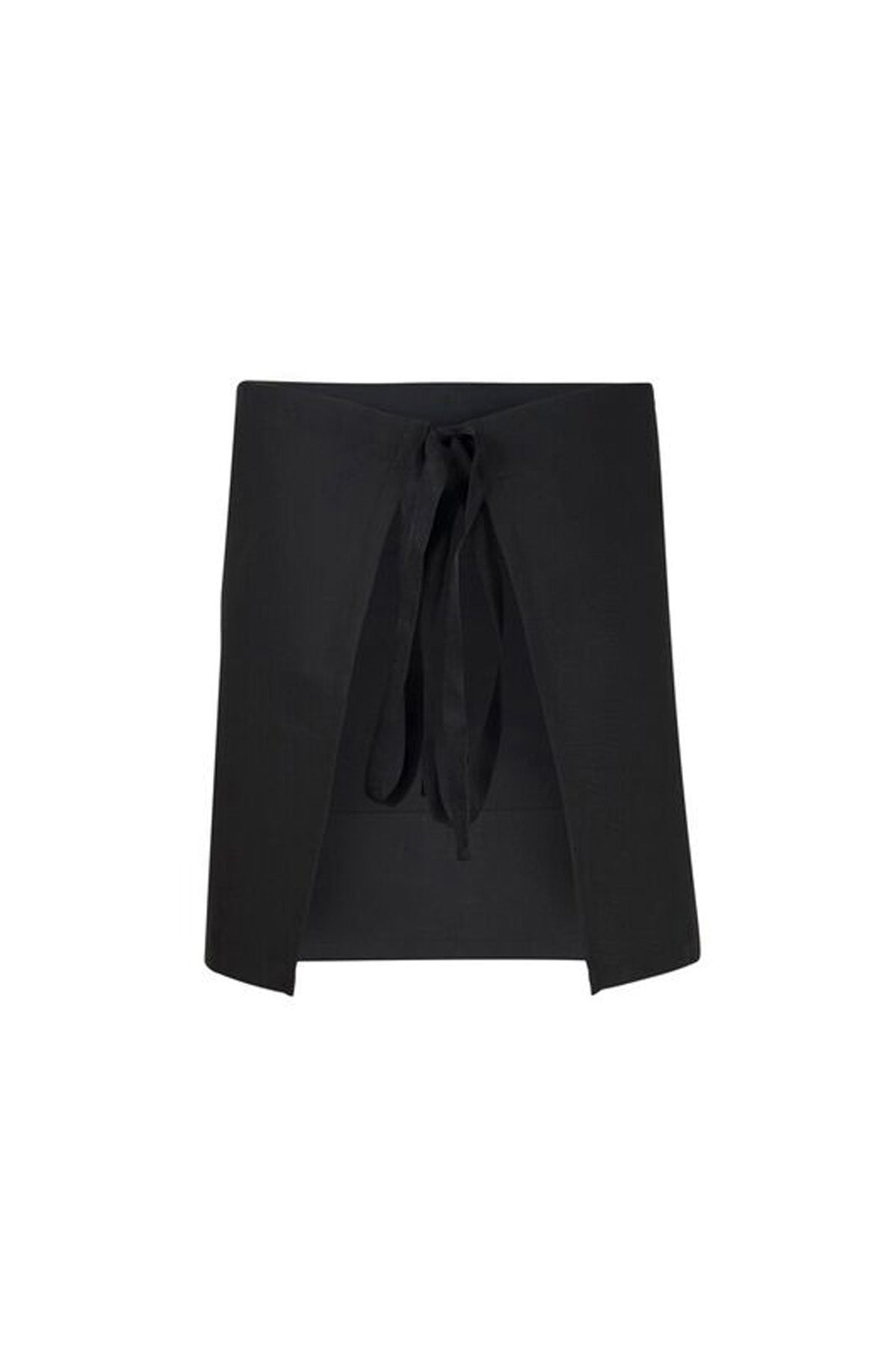 Quarter Apron with Pocket - Black