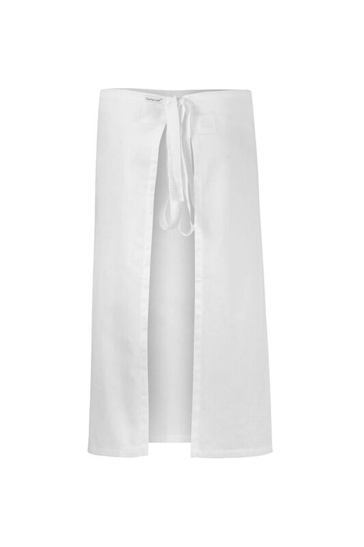 3/4 Length Apron - White