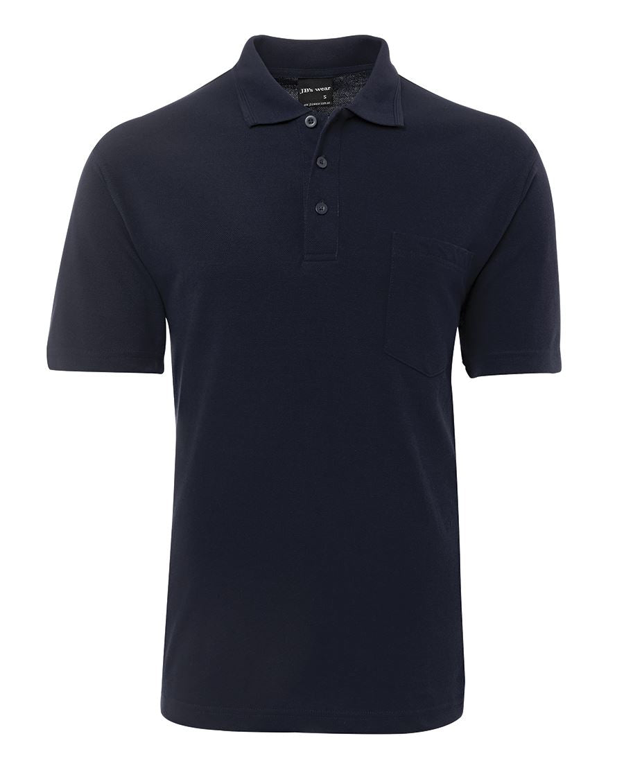 JB's 210 Pocket Polo - Navy - Front