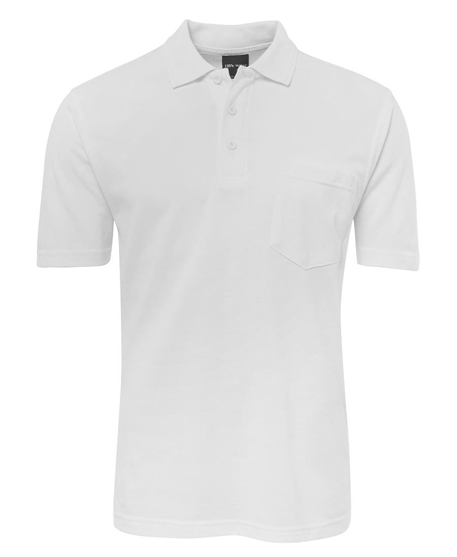 JB's 210 Pocket Polo - White - Front