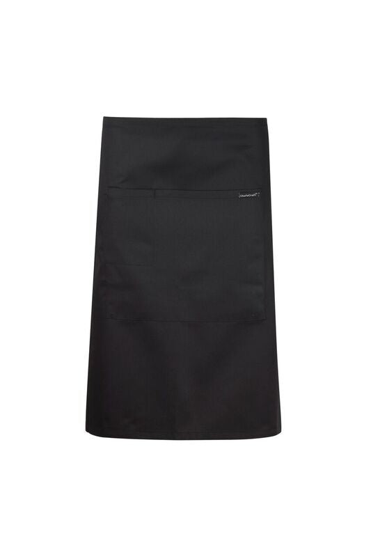 Half Apron with Pocket - Black