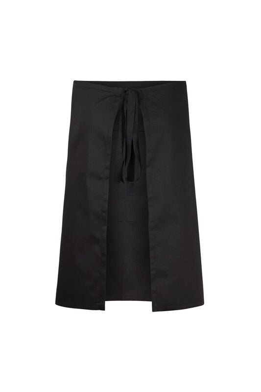 Half Apron with Pocket - Black