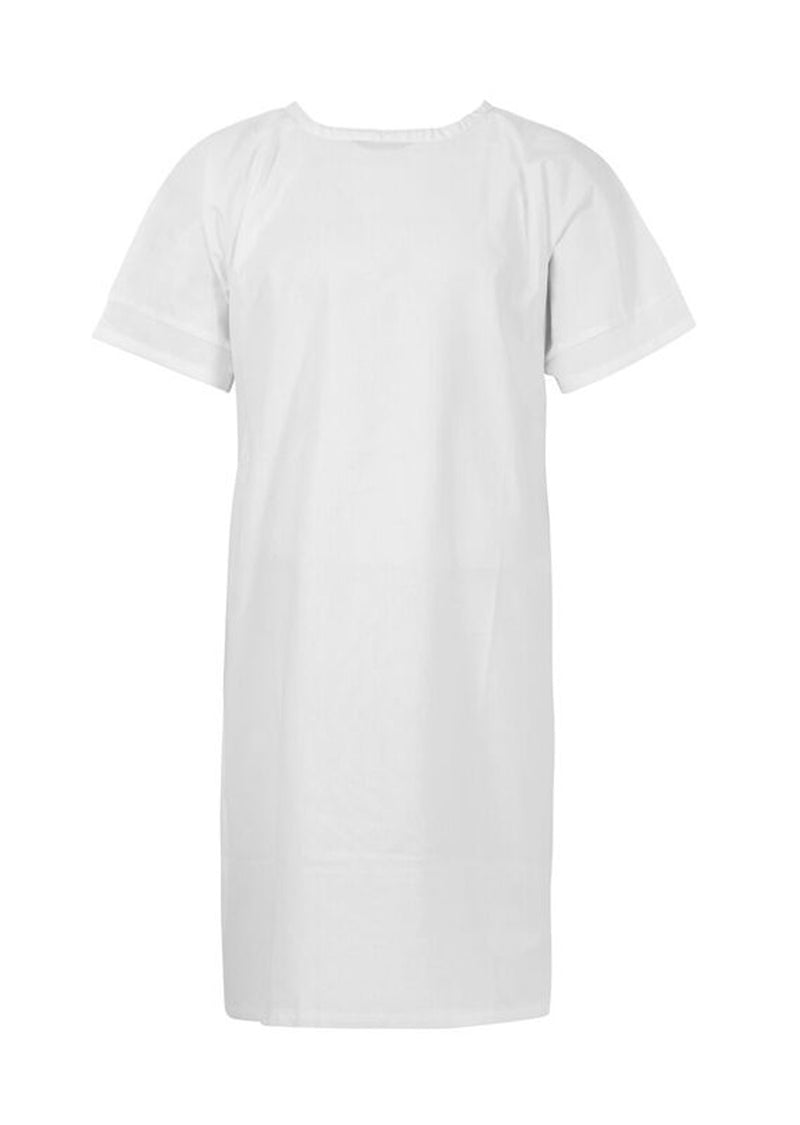 Patient Gown - Short Sleeve - White