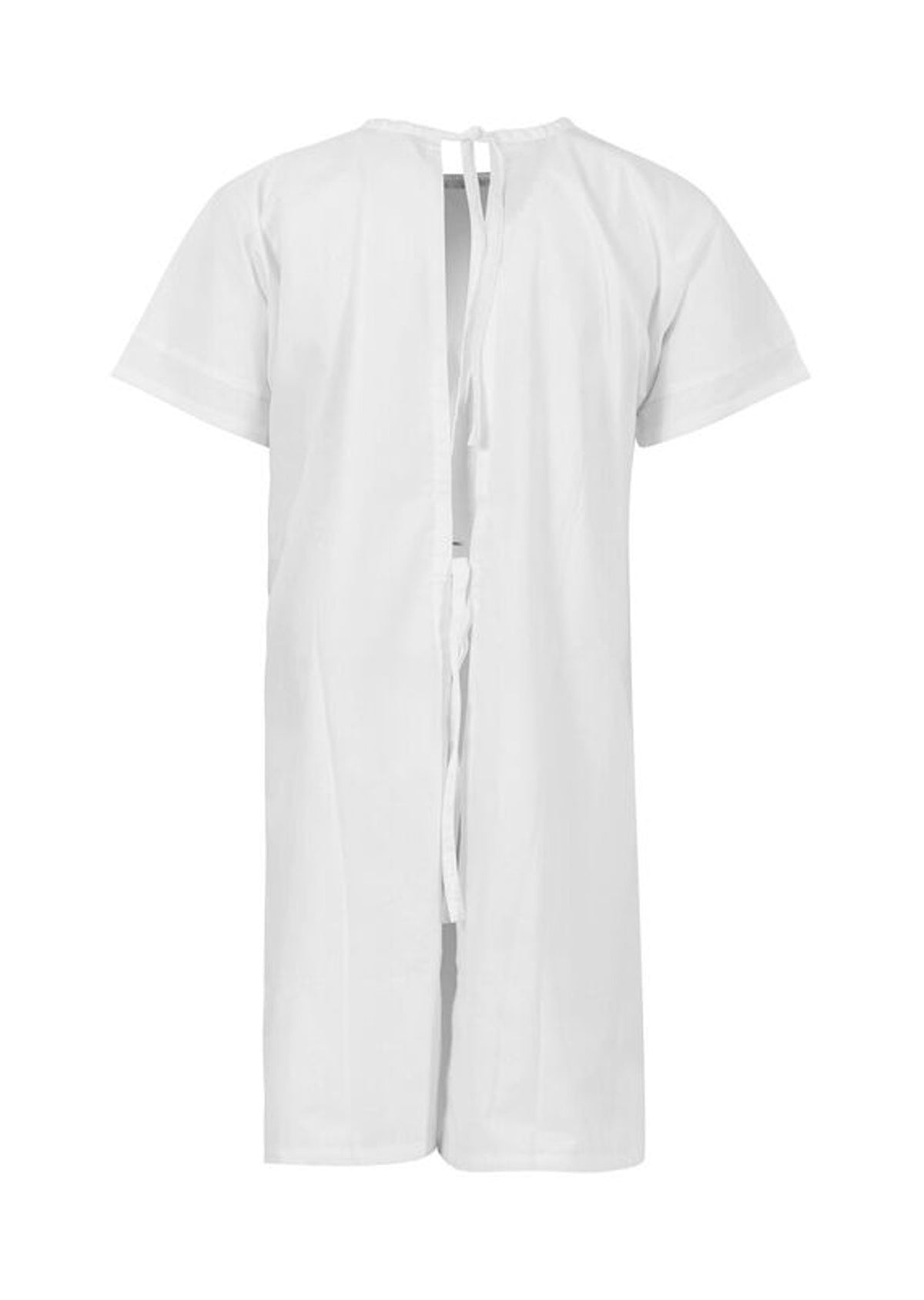 Patient Gown - Short Sleeve - White