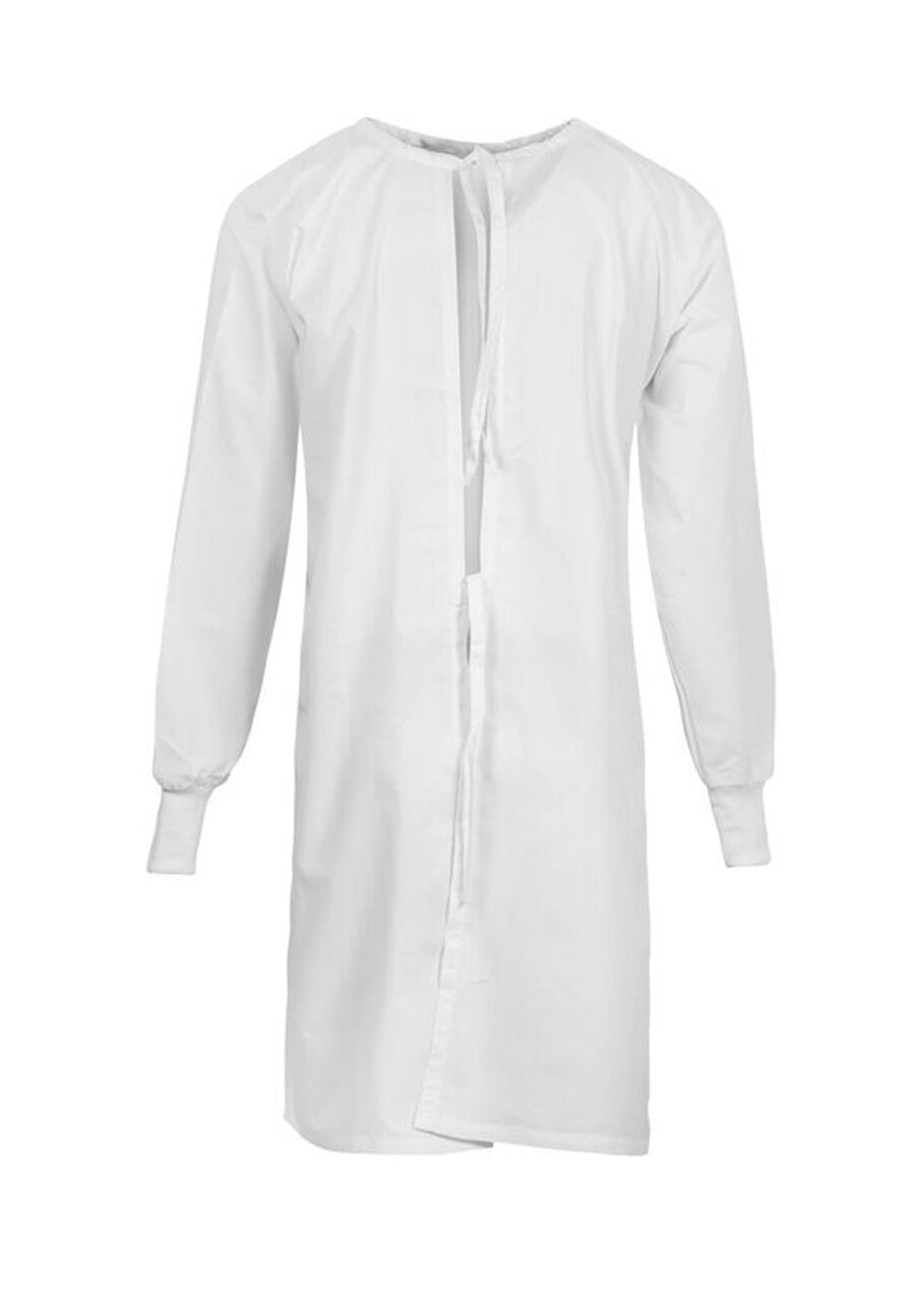 Patient Gown - Long Sleeve - White