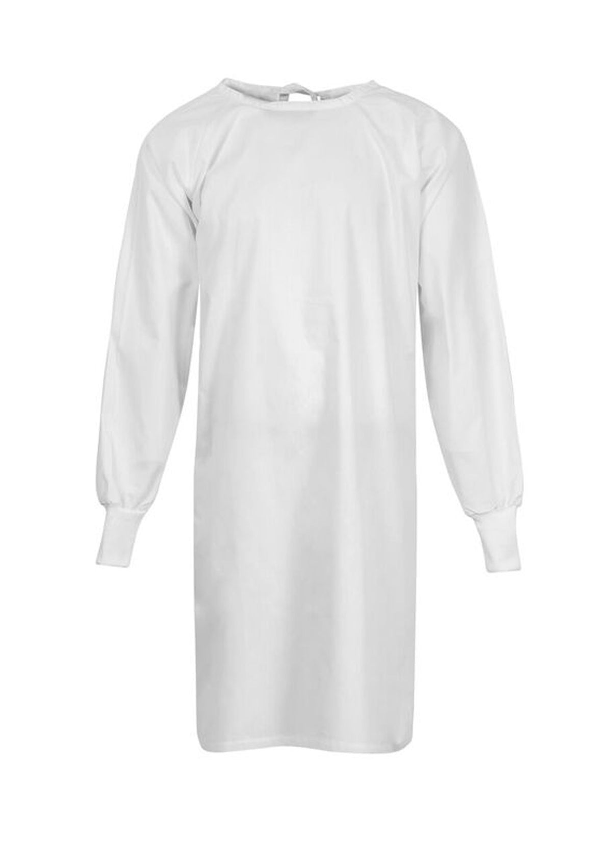 Patient Gown - Long Sleeve - White