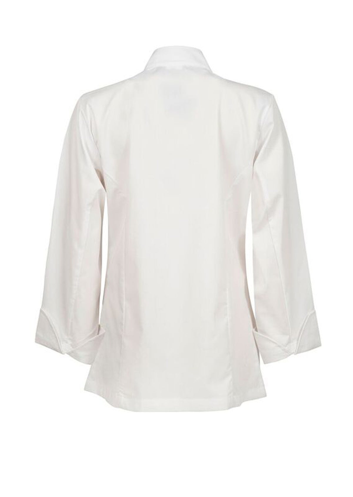 Women's Lightweight Executive Long Sleeve Chefs Jacket - White
