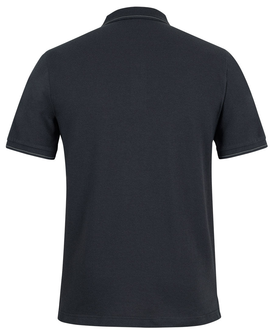 C of C Classic Polo - Black/Grey - Back