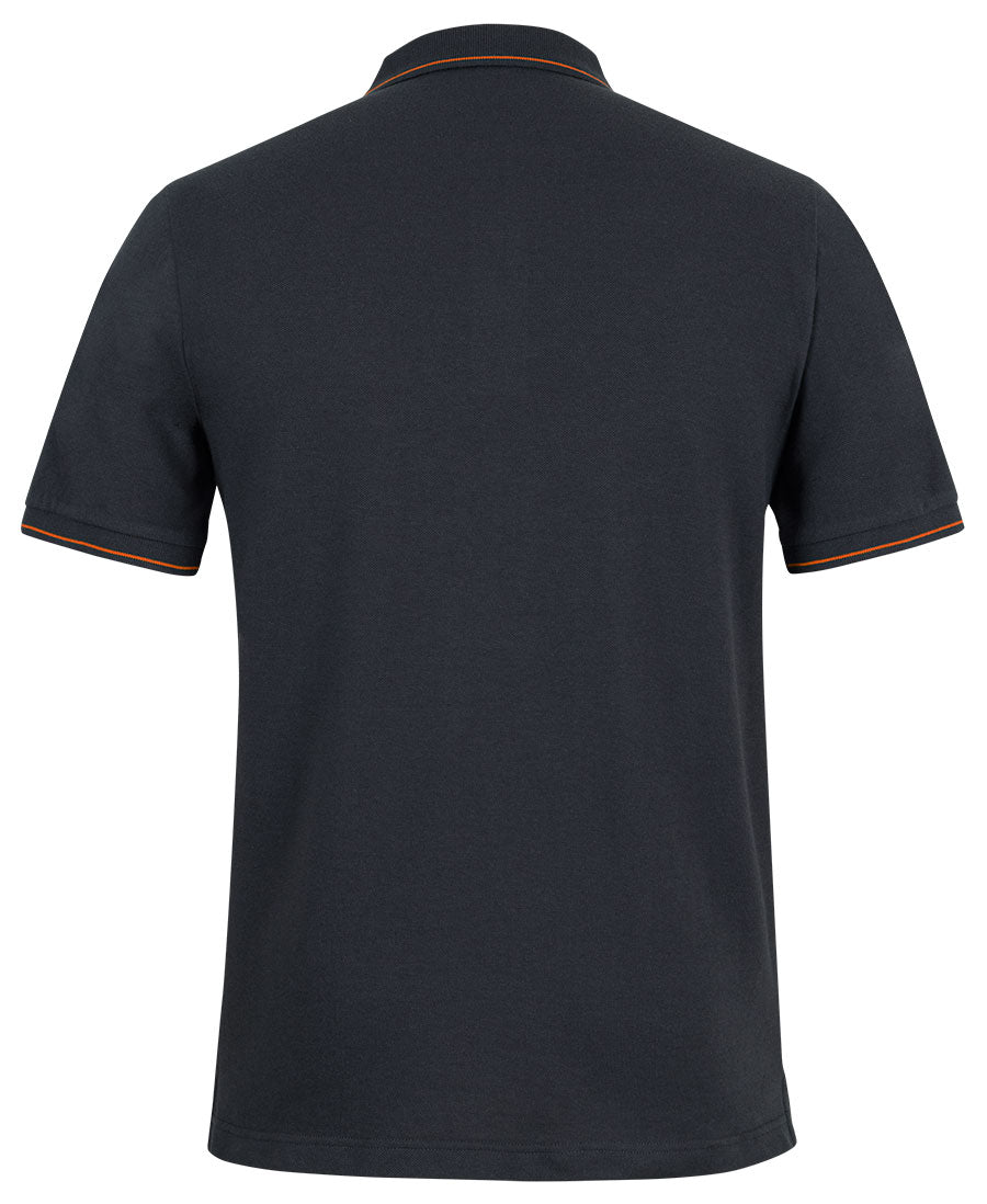 C of C Classic Polo - Black/Orange - Back
