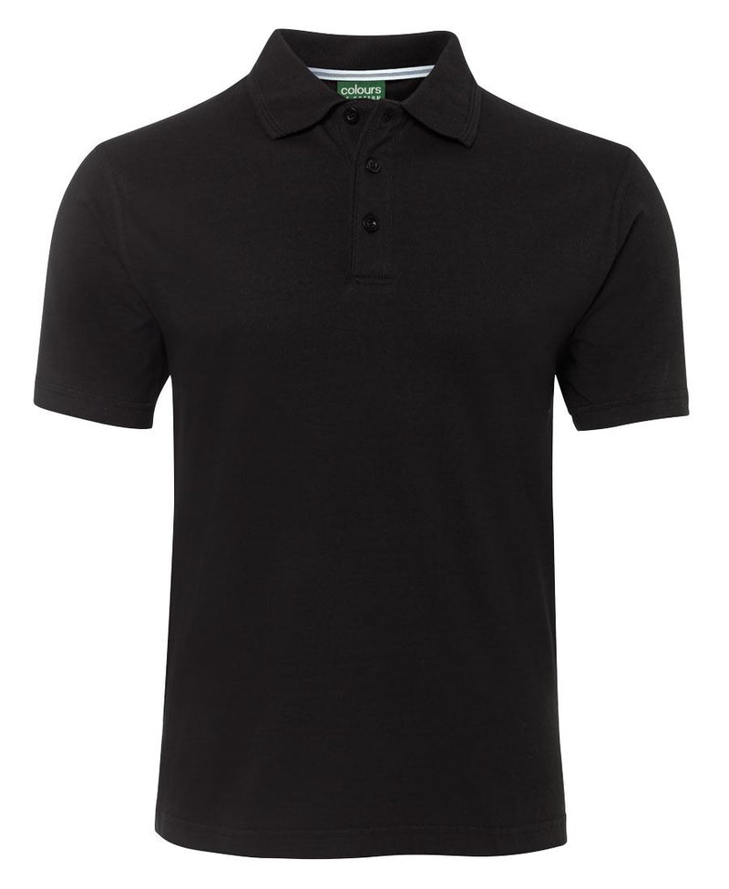 C of C Jersey Polo - Black - Front