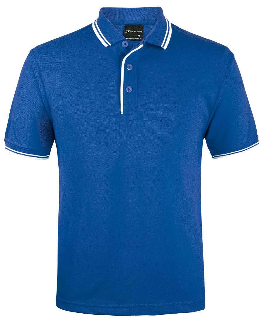JB's Contrast Polo - Royal/White - Front