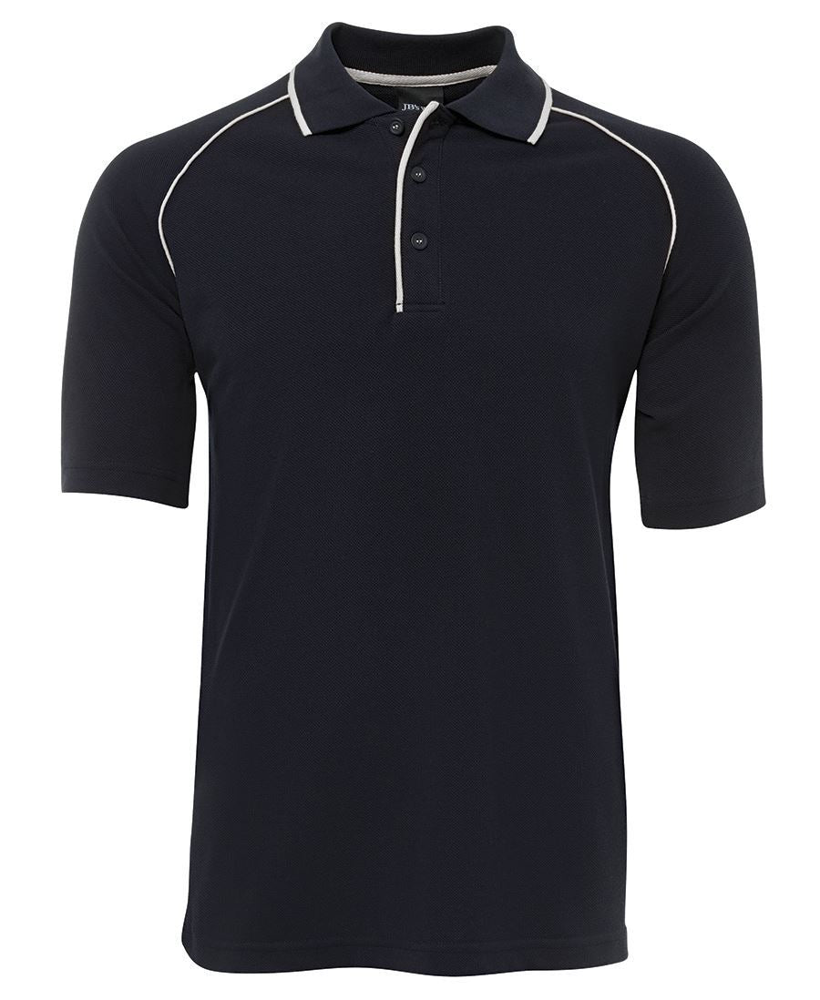 JB's Raglan Polo - Navy/White - Front