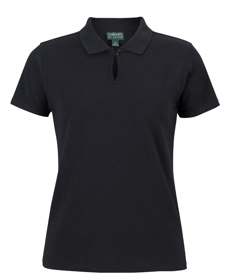 Colours of Cotton C of C LADIES COTTON S/S STRETCH POLO 2STS1
