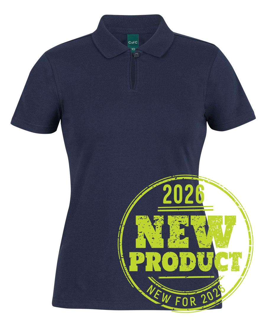 Colours of Cotton C of C LADIES COTTON S/S STRETCH POLO 2STS1