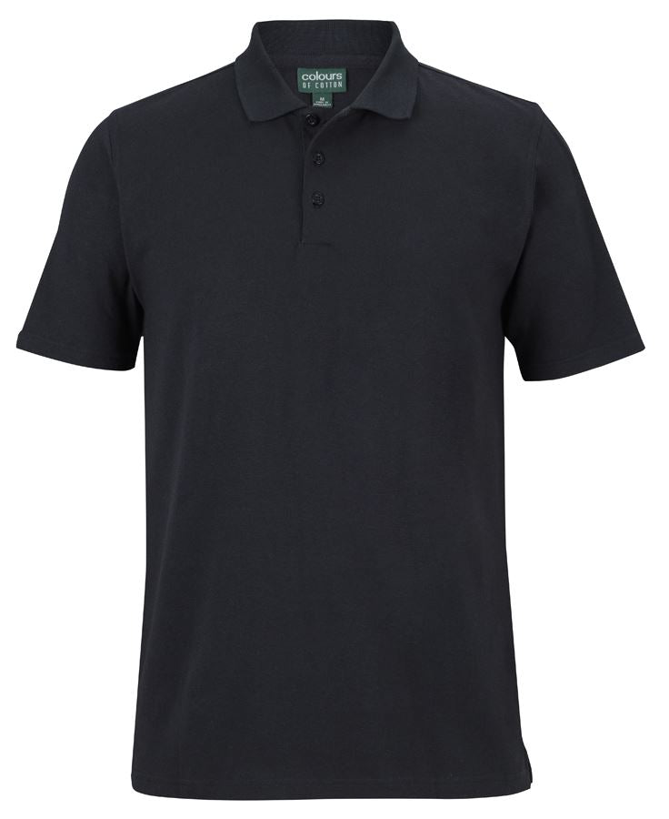 Colours of Cotton C of C COTTON S/S STRETCH POLO 2STS