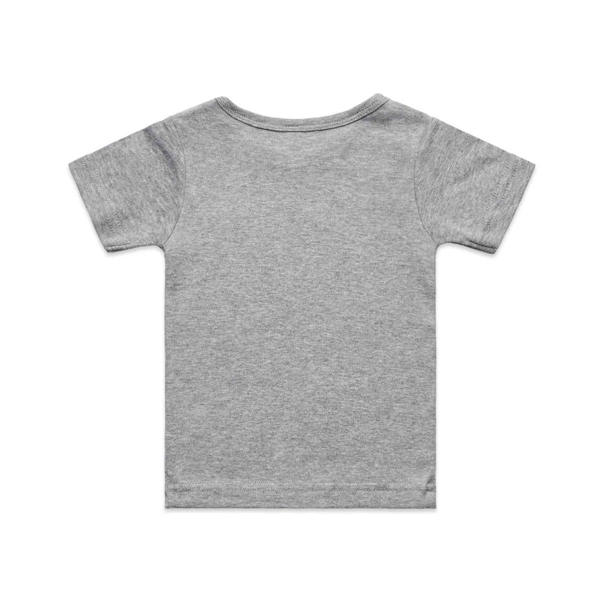 Organic Infant Wee Tee 3001 - Grey Marle - Back