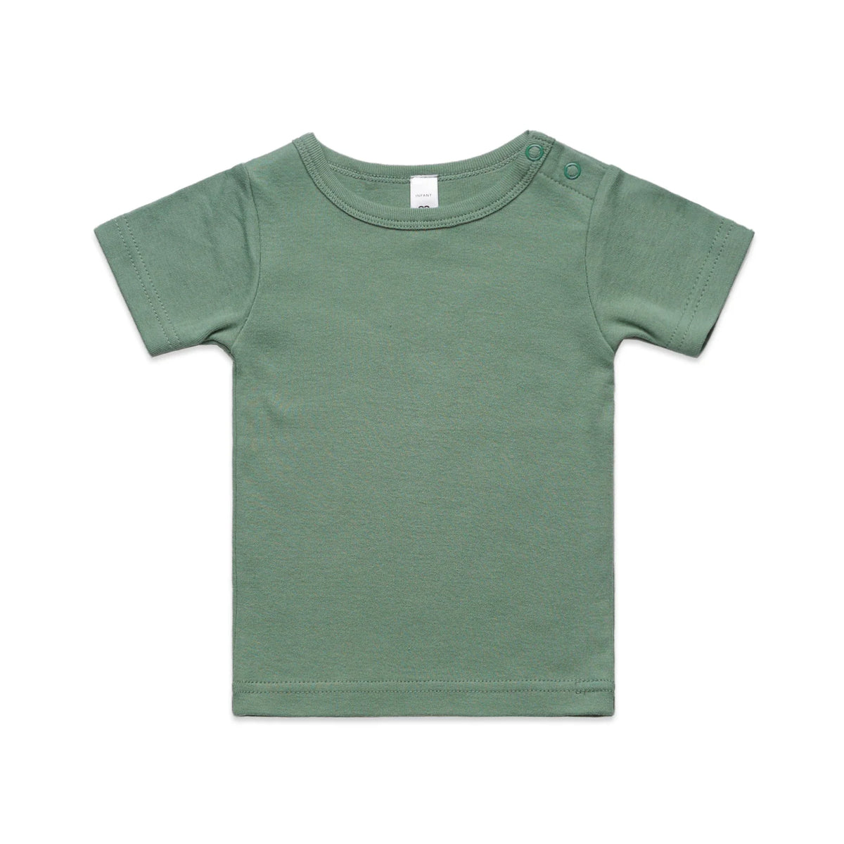 Organic Infant Wee Tee 3001 - Sage - Front