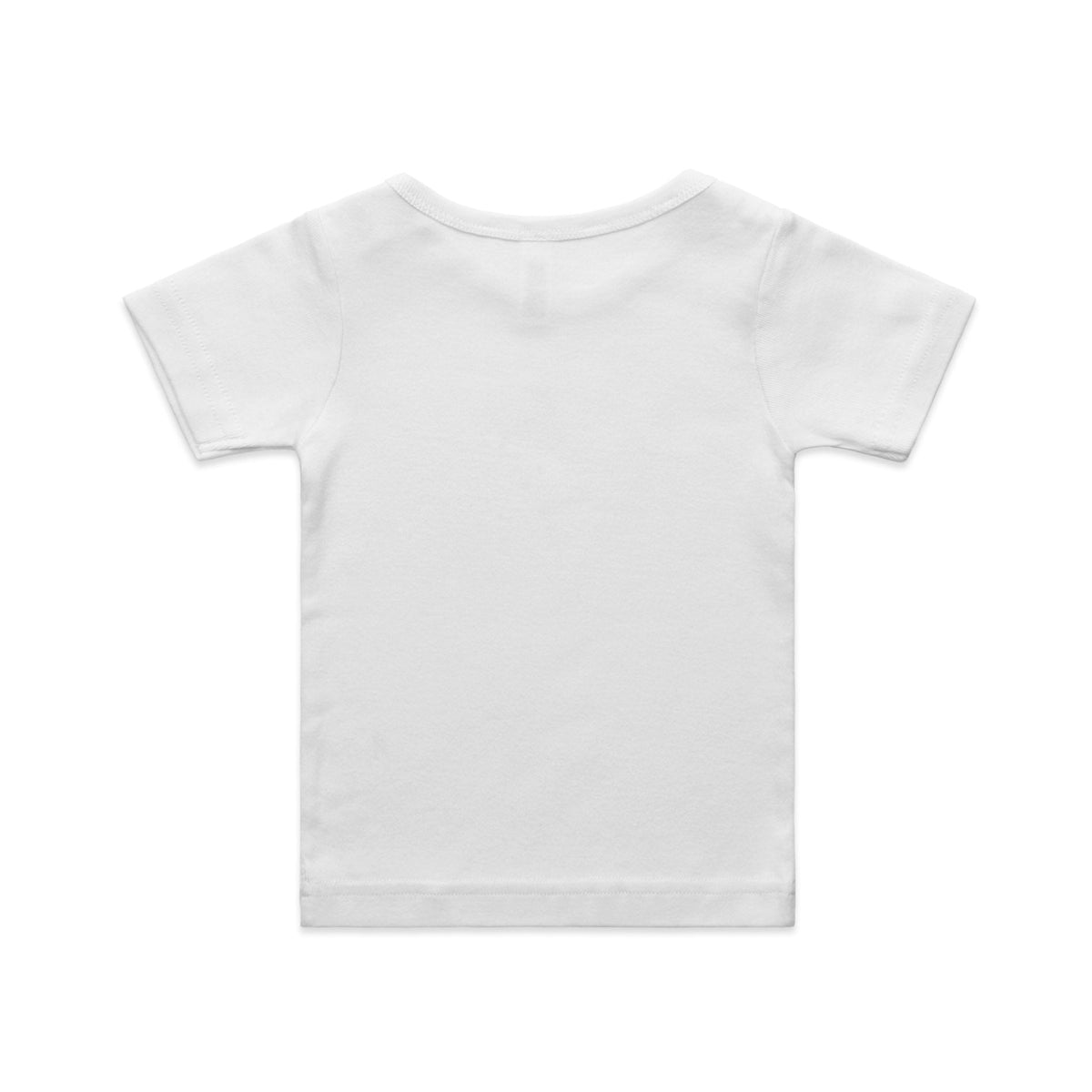 Organic Infant Wee Tee 3001 - White - Back