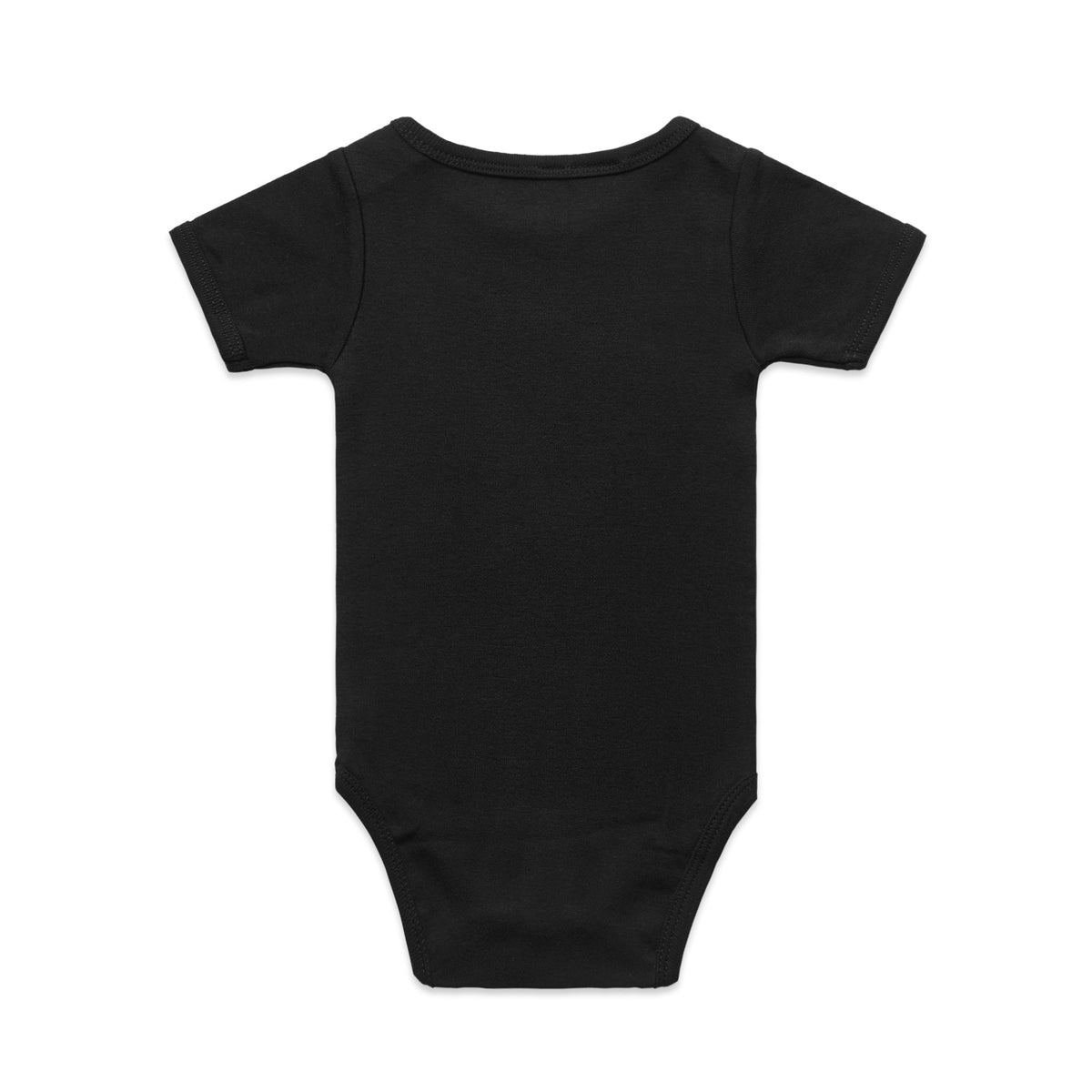 Organic Infant Mini-Me One-Piece 3003 - Black - Back