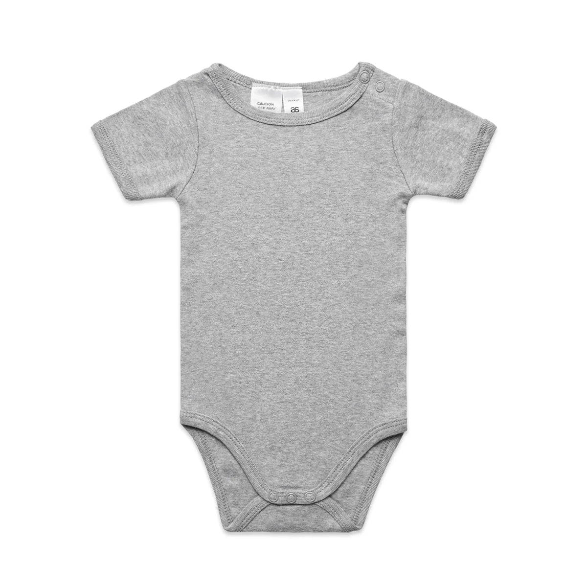 Organic Infant Mini-Me One-Piece 3003 - Grey Marle - Front