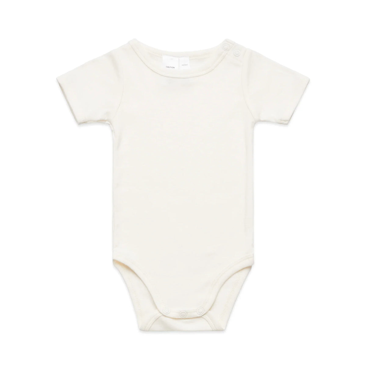 Organic Infant Mini-Me One-Piece 3003 - Natural - Front