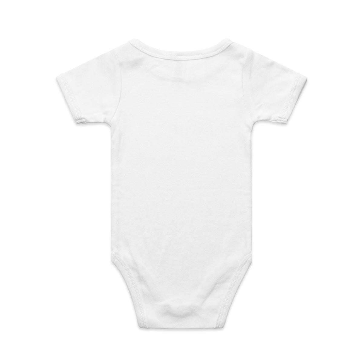 Organic Infant Mini-Me One-Piece 3003 - White - Back