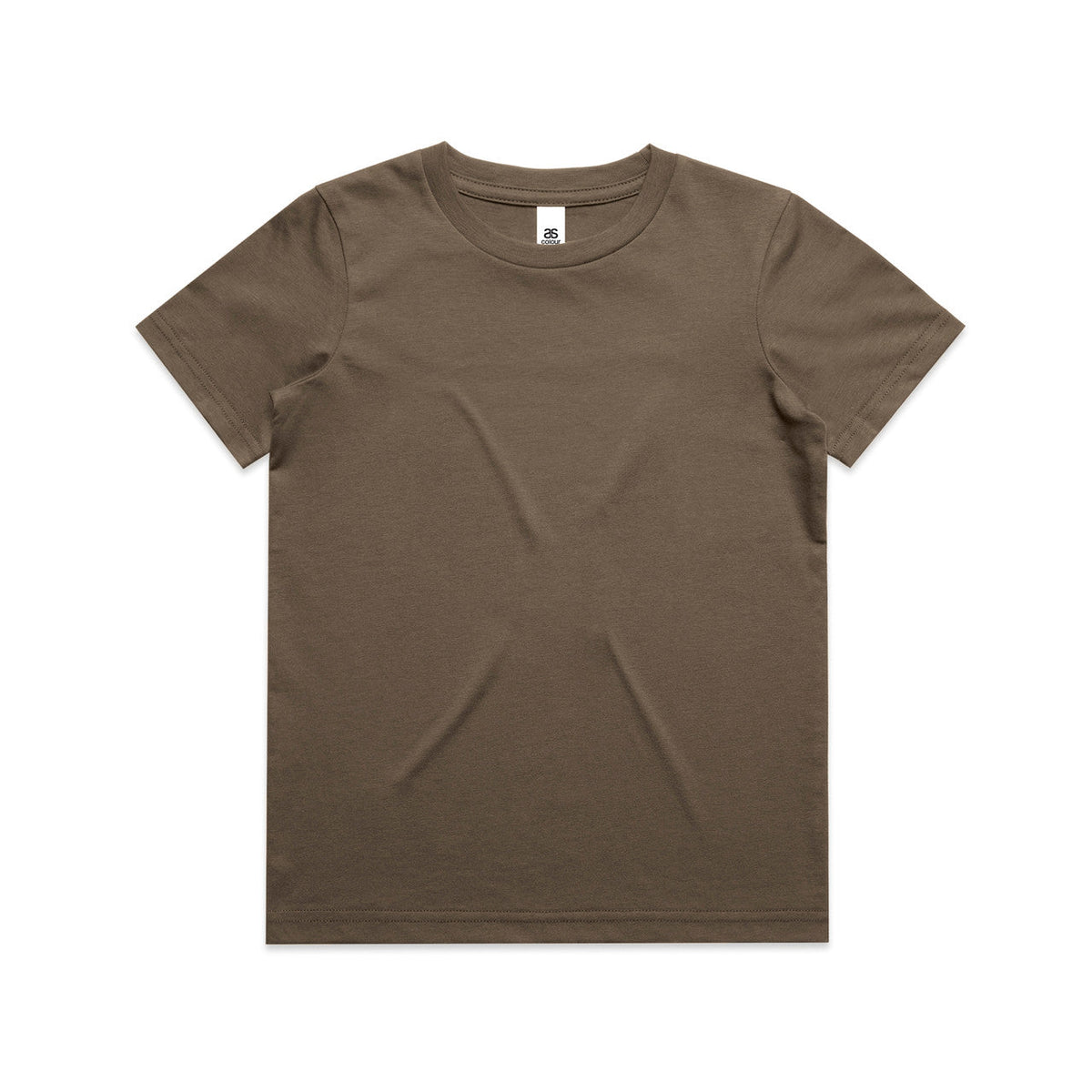 Kids Staple Tee - Walnut
