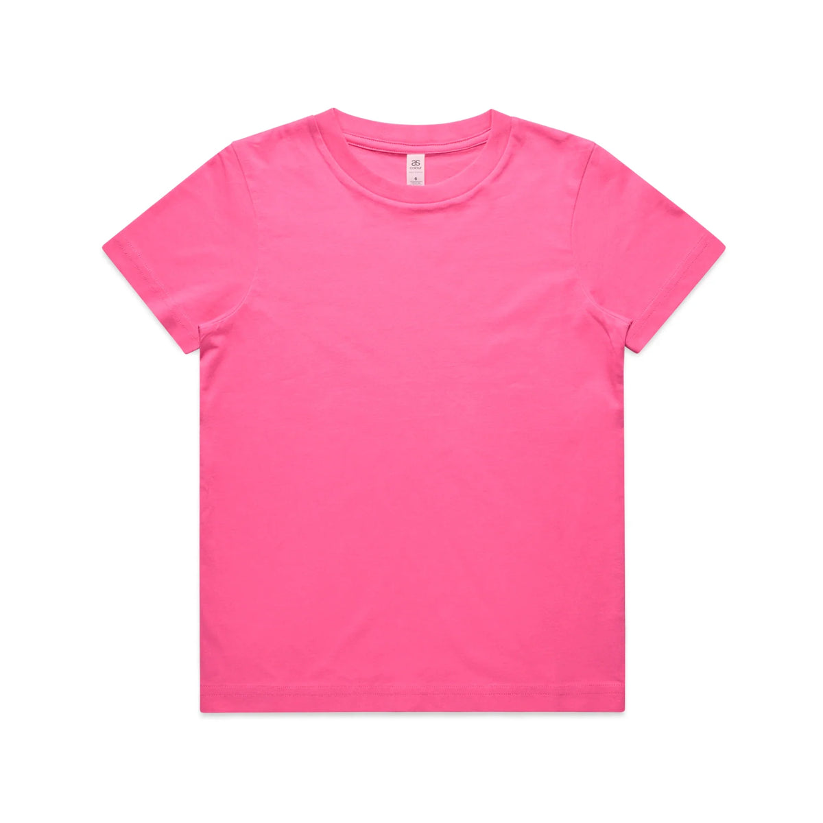 Youth Staple Tee 3006 - Pink - Front