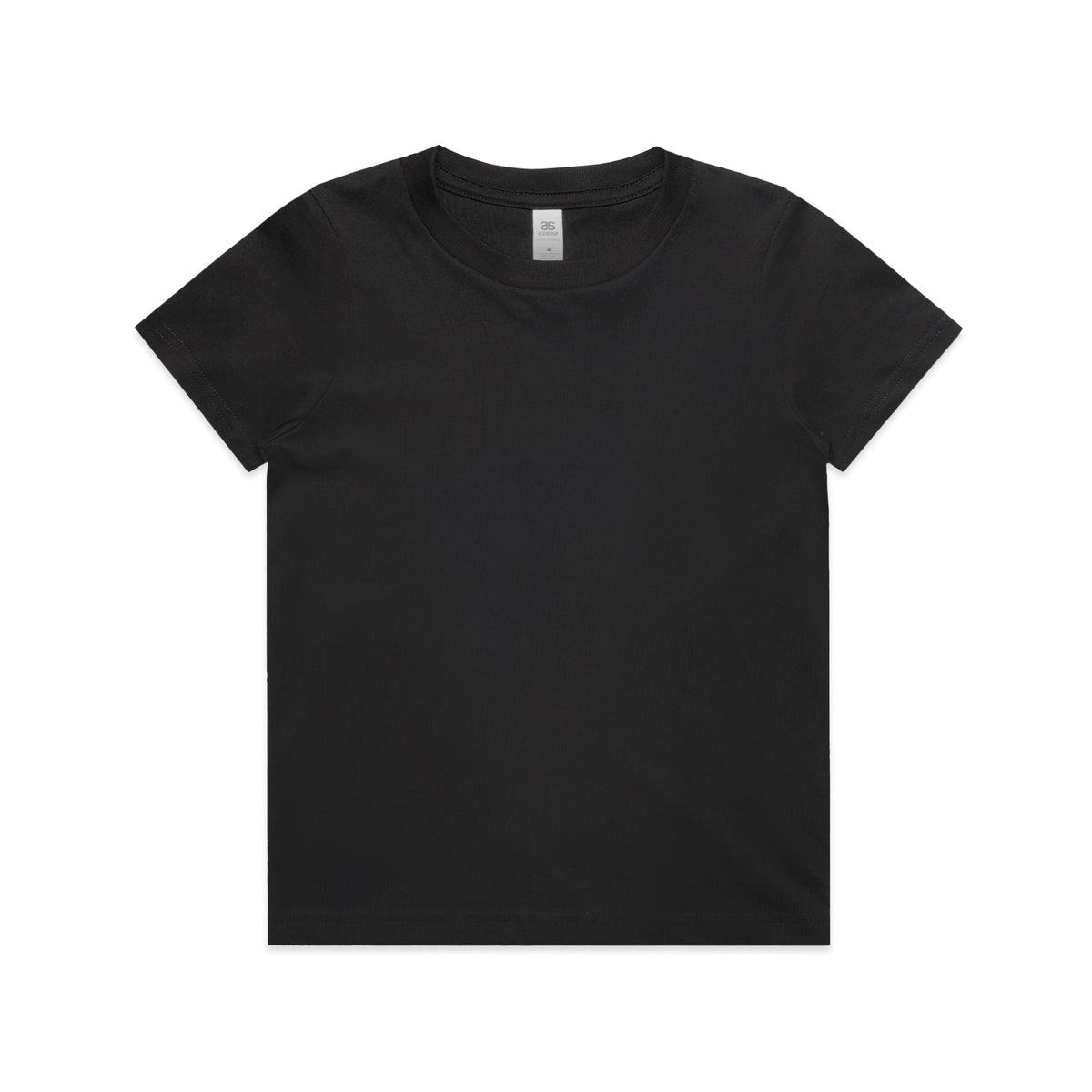 Youth Staple Tee 3006 - Black - Front