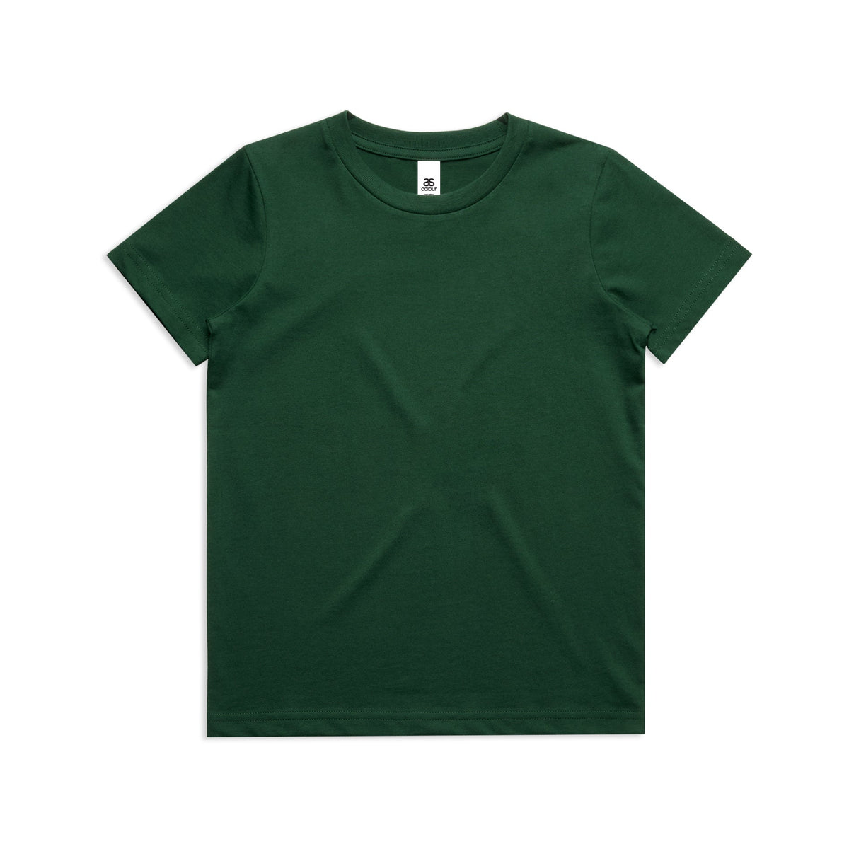 Youth Staple Tee 3006 - Forest Green - Front
