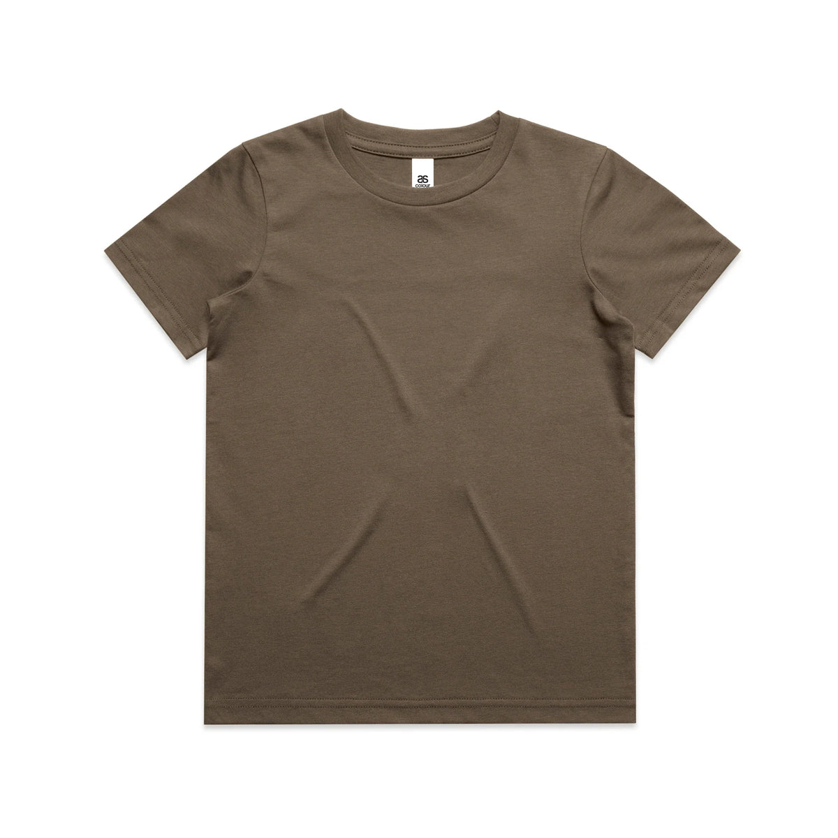 Youth Staple Tee 3006 - Walnut - Front
