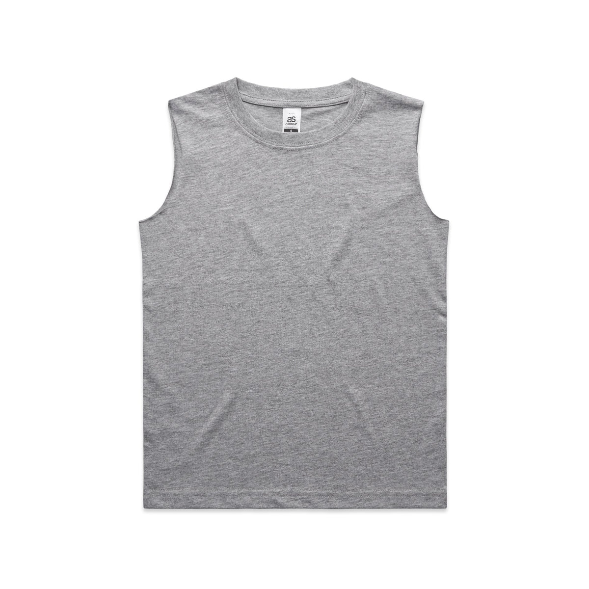 Kids Barnard Tank 3009 - Grey Marle - Front