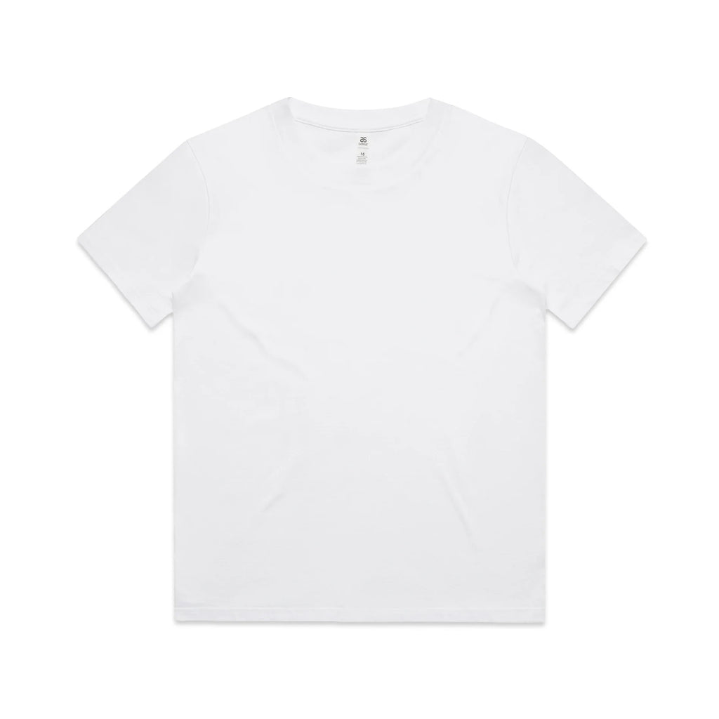 Kids Block Tee 3050 - White - Front