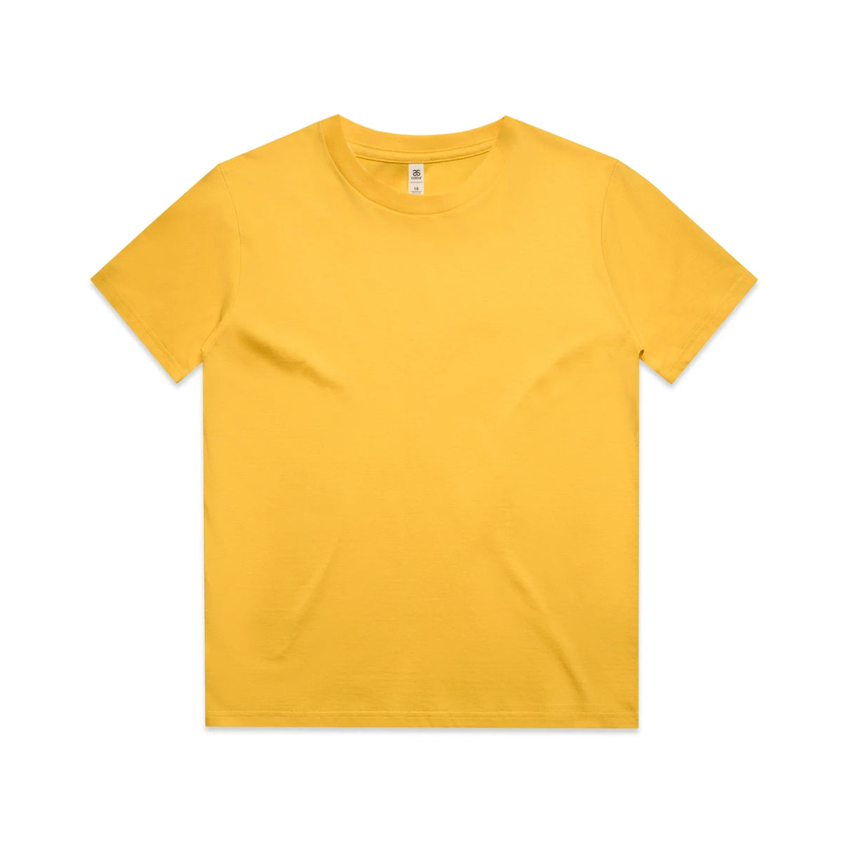 Kids Block Tee 3050 - Yellow - Front